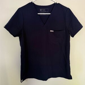 FIGS women's Navy Blue scrub Shirt
